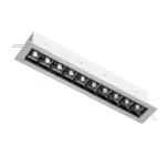 DENON RT wpust stropowy 30W/3000lm/12D/930, biały sygnałowy (mat struktura) RAL 9003