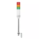 Harmony XVC Kolumna świetlna ROG, 60 mm, montaż na rurze, stabilna lub migająca, z brzęczkiem 70/85 dB, IP23, 24 V AC DC