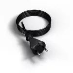 PP-21/4M/2X1/H05VV-F Przewód przyłączeniowy z wtyczką prostą IP20; 2x1; H05VV-F; 4m; czarny