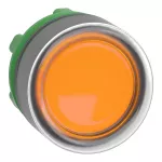 Harmony XB5 Główka przycisku płaskiego z samopowrotem LED okapturzona pomarańczowa plastikowa
