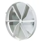 zawór zwrotny do wentylatora fi 150 mm, biały ZW150