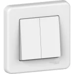 Leona, łącznik podwójny schodowy, DIY, biały