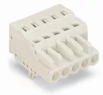 1-przewodowe gniazdo CAGE CLAMP®, pełna ochrona przed błędnym wetknięciem, jasnoszary 721-103/008-045