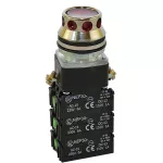 PROMET Przycisk NEF30-KL3X3Y/D230V czerwony
