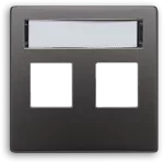 VENA Metal Pokrywa do 2x gniazda Keystone GUN
