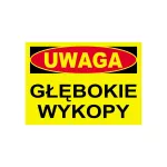 Tablica budowlana ostrzegawcza 250x350 