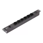 Listwa podstawowa EasyPDU 10A; 1x C13 6x Schuko