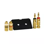 Merten, akcesoria wypustu kablowego, adapter + dwa złącza audio typu Hi-Fi