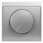 SO-1L/M Ściemniacz obrotowy-LUNA- 230V, 50Hz, Pmin:60W, Pmax:400W; srebrny