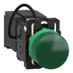 Lampka sygnalizacyjna zielona LED 400V plastikowa typowa Harmony XB5