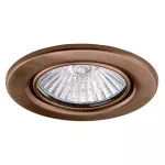 Sufitowa oprawa punktowa MONDO 50W ruch ant.miedź