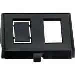 Merten, akcesoria wypustu kablowego, adapter dwa złącza Modular Jack