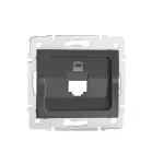 LOGI 02-1399-041 gr Adapter gniazdo komputerowe pojedyncze 1xRJ45