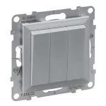 SUNO - Łącznik potrójny - 20 AX - 250 V~ - zaciski śrubowe, Aluminium, Legrand
