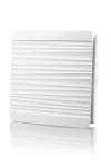 kratka wentylacyjna 160x160 mm z dekoracyjnym panelem wymiennym, biały MWKLIQPRINT