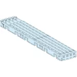 Rozdzielnice PrismaSet, szyny PowerClip Linergy BW 125A L=450mm 4P
