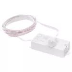 CR-PIR1/KM Czujnik ruchu na podczerwień z sondą. 230V~, 500W/200W zasięg pion 8m, poziom 6m; biały