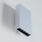 DENON K/02/2R5 kinkiet 2x15W/1500lm/12D/930, srebrny aluminiowy (mat struktura) RAL 9006