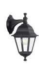 LIMA wall lantern black 1x60W 230V myGarden Kinkiet