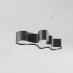 ATEGO 1400 wisząca LED PHILIPS LV, 52W/9152lm/4000K, 230V, czarny mat RAL 9005