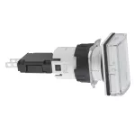Harmony XB6 Kompletny wskaźnik świetlny, Biały, LED, Prostokątny, 12...24 V AC/DC, 16 mm, Plastikowy