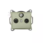 DOMO 01-1350-050 sz Gniazdo RTV-SAT końcowe