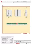 Obudowa poliestrowa - IP44/IP54, IK10, OS 26/40x60 daszek płaski