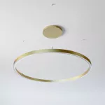 ALFREDO 1715/U wisząca DIRECT LED PHILIPS LV 115W/19022lm/4000K/TD/CAS, 230V, kolor złota (gładki mat)