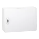 Obudowa PrismaSeT XS PSXS-1-18-NT-B, natynkowa, drzwi białe, 1 rząd, 18 modułów w rzędzie, IP40, IK09