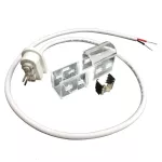 ZŁĄCZE PRZEZROCZYSTE Z PRZEWODEM DO NEONU LED 10x22mm