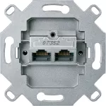 Mechanizm gniazd RJ45 8/8, kat. 6, kremowy