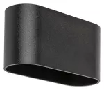 7023 Kinkiet Kaunas G9 1xMAX 10W matt black IP20 Oval shape