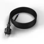 PP-40H/4M/2X2,5/H07RN Przewód przyłączeniowy z wtyczką prostą IP44 ; 2x2,5; H07RN-F; 4m; czarny