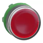 Harmony XB5 Główka przycisku płaskiego z samoczynnym powrotem, LED, czerwona plastikowa