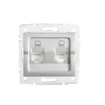 LOGI 02-1410-043 sr Gniazdo komputerowe pojedyncze (RJ45Cat 6 Jack)