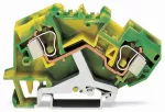 2-przewodowa złączka PE 10 mm², żółto-zielona 784-607/999-950