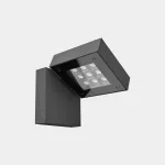 Wall fixture IP66 Modis Optics Single LED 20W LED warm-white 2700K ON-OFF Urban grey 1809lm AS11-18V9F1OUZ5