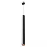 PIXO 610 wisząca max 1x50W, GU10, 230V, kolor miedzi, czarny głęboki (mat struktura) RAL 9005 T068E61Wh961116