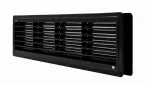 Kratka drzwiowa 115x430 mm czarna