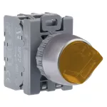 2-POŁ ŁĄCZNIK POKR ŻÓŁTY.1ZW 1ROZ AC(24V-230V),DC(24V-110V)