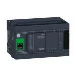 Modicon M241, sterownik, RJ45, Ethernet, CANopen, 14 wejść, 10 wyjść tranzystorowych PNP, 24 VDC