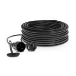 PO-ST/20M/3X1/H05VV-F Przedłużacz jednogniazdowy; IP44; 10A; H05VV-F; 3x1; 20m; czarny
