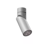 TOLEDO B3S stropowy max. 1x50W, GU10, 230V, srebrny aluminiowy (mat struktura) RAL 9006