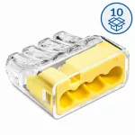 Szybkozłączka wtykowa SCP4 B10 transparentny/żółty (woreczek = 10 szt.)