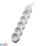 PRZEDŁUŻACZ NB 5X 2P+Z+WYŁ. 1.5MM X 1.5M