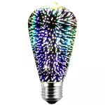 Żarówka Dekoracyjna LED Fajerwerki 3D ST64 E27 4W 230V Niebieski