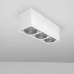 TITO D4 stropowy max. 3x13W, GU10, 230V, biały sygnałowy (mat struktura) RAL 9003