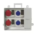 Rozdzielnica MBOX 1x63A/5p, 1x32A/5p, 1x16A/5p, 1x16A/3p