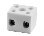 Złączka gwintowa porcelanowa CPO-15A-2P biały