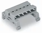 Wtyk dwustronny szary 232-563/007-000